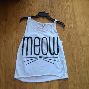 Crop top small meow