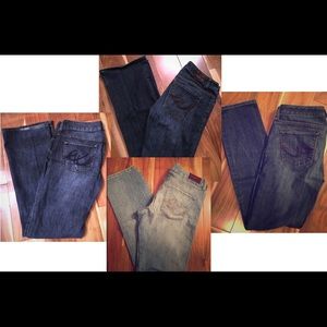 (4) pair of express jeans