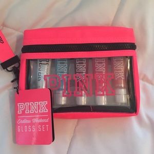 FINAL MARKDOWN!!!!!! PINKEndless weekend gloss set