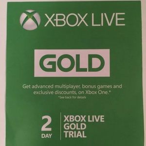 Xbox live gold trial