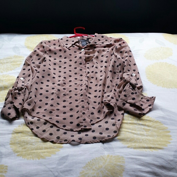 Polka dot button up - Picture 1 of 2