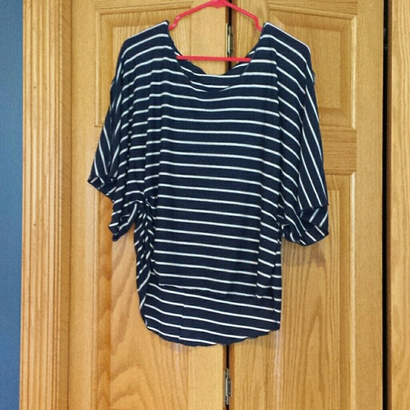 Target striped short sleeve shirt