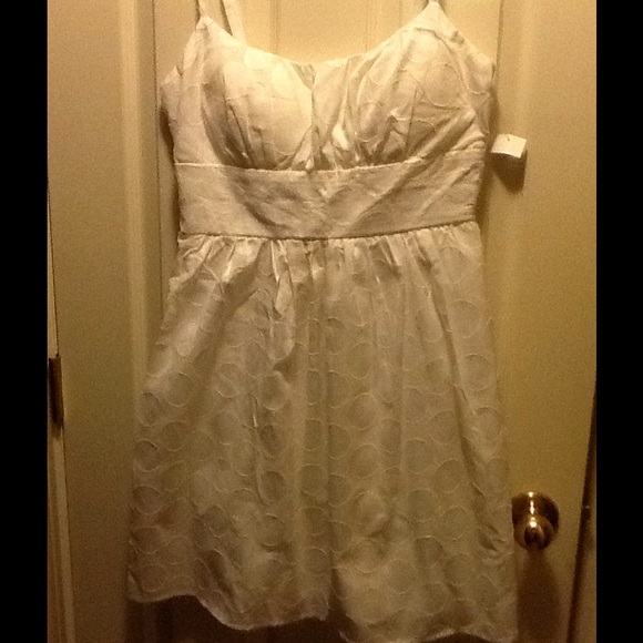 B Smart White cotton summer dress