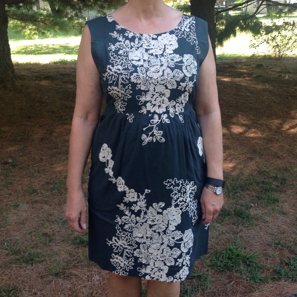 J Crew embroidered dress 12