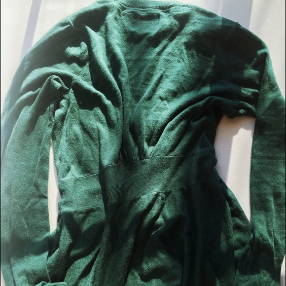 ‼️️Sold‼️ 🍂🍁 Anthropologie Green Sweater - Picture 3 of 4