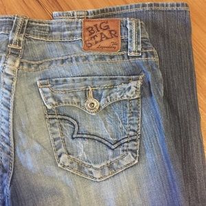 Big star low rise boot cut jeans
