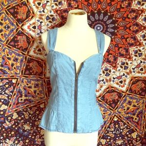 American Rag zipper Top; size M