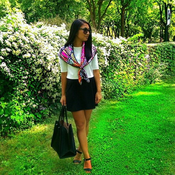 Silk Scarf - Rose Cafe Terrace