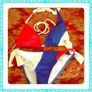 Bikini  medium patriotic OP