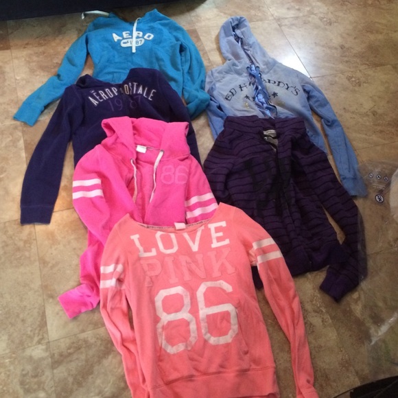 Pull over, zip ups, & sweater bundle!