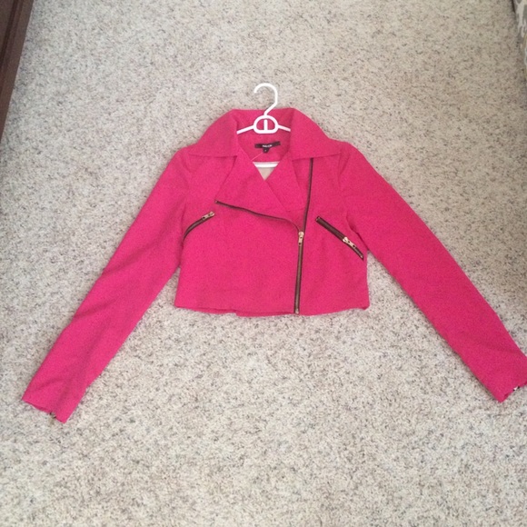 Naven hot pink silk blazer