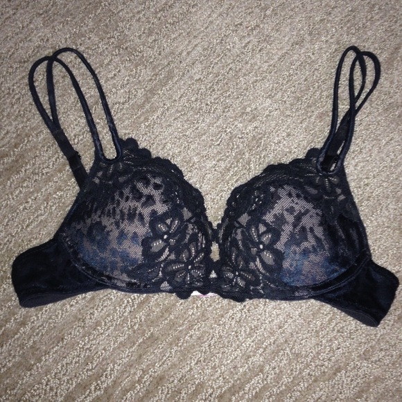Victoria's Secret Black Lace Push Up