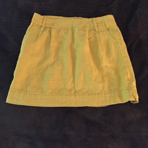 Mustard colored skirt