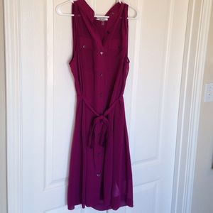 DKNYC sleeveless shirt dress