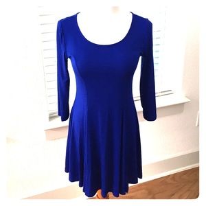 Royal blue Forever 21 flirty and fun dress