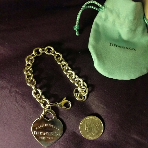 *SOLD* Tiffany & co. large ❤ bracelet - Picture 2 of 4