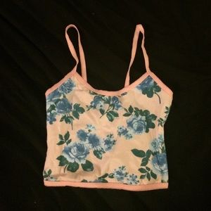 American apparel cropped tank