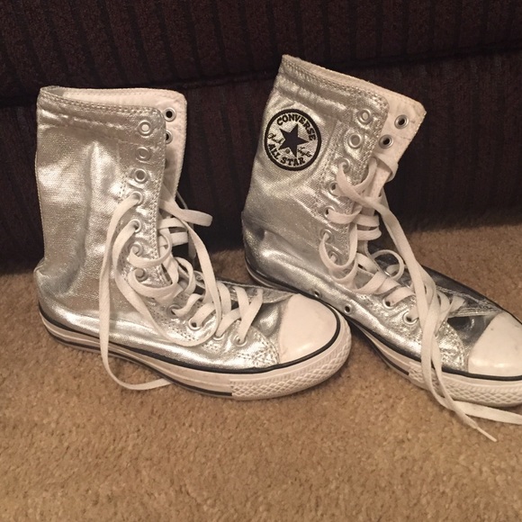 Silver Converse