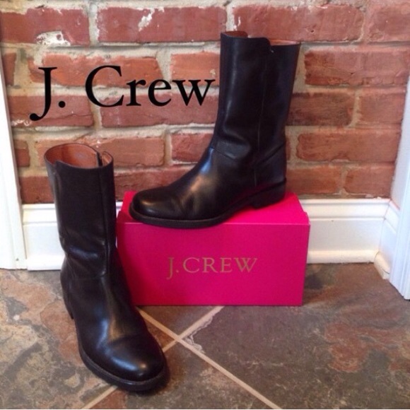 J. Crew Boots - J. Crew Black Leather Boots