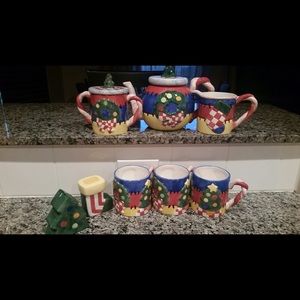 Christmas tea set