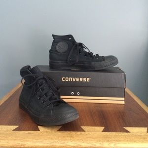 Black on Black Converse