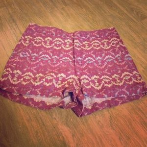 Free People tribal print shorts!