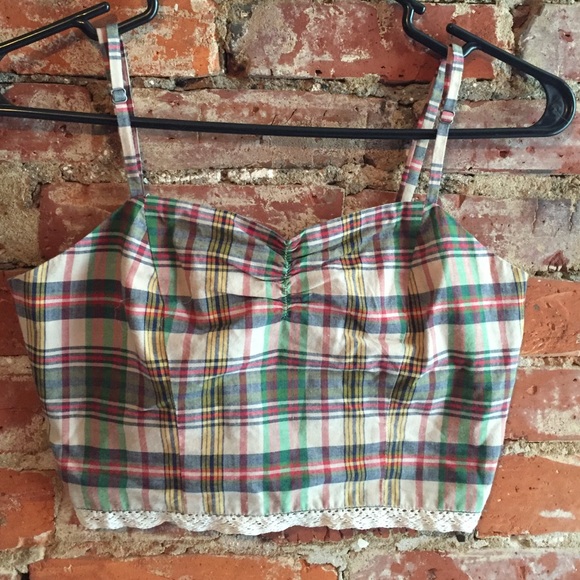 ☀️ Denim & Supply Plaid Crop Top ☀️ NWOT