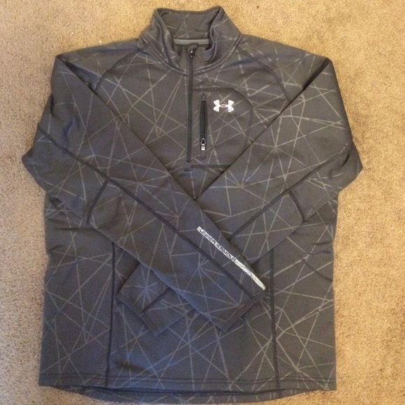 Gray Under Armour Half Zip