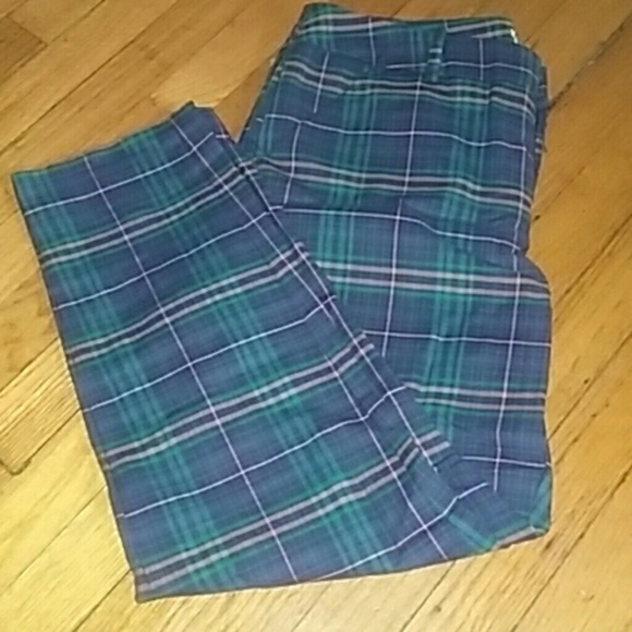 Size 12 plaid Merona slacks NWOT