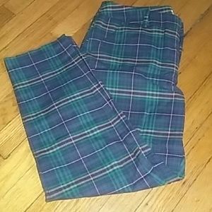 Size 12 plaid Merona slacks NWOT