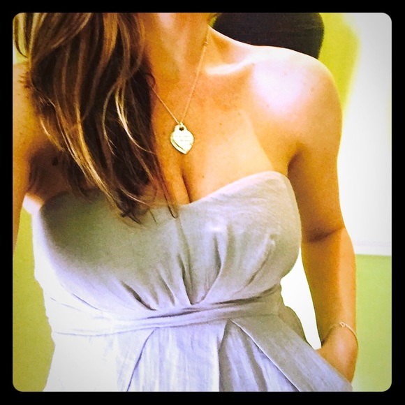 Poise Dresses & Skirts - Gray Strapless Dress