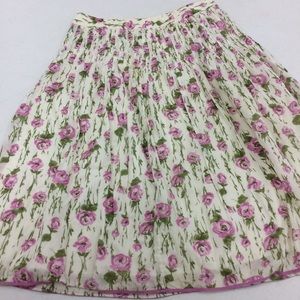 J Crew Floral Skirt