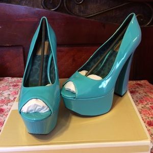 Blue💙Chunky Heels