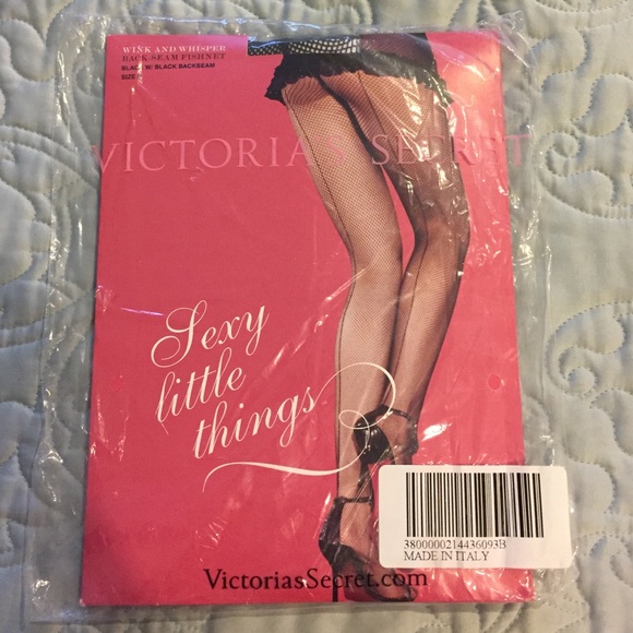 Victoria Secret Back Seam Fishnet