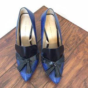 Zara Cobalt Tassel Pumps