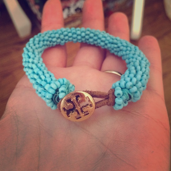 Tory Burch Turquoise Seed Bead Bracelet