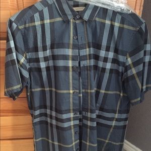 Mens Burberry Brit shirt sleeve shirt