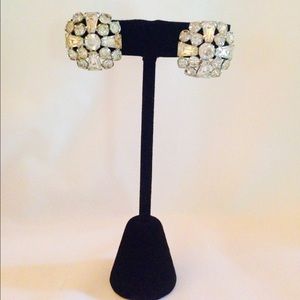 Vintage Rhinestone non-pierced Earrings