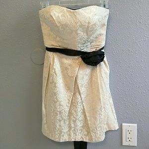 Formal damask tube dress