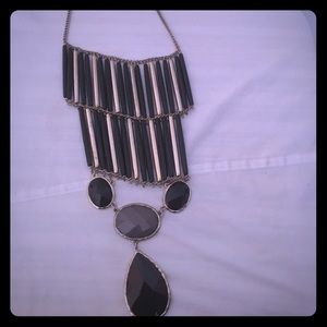 Black & gray statement necklace🛍ON SALE TODAY 🛍