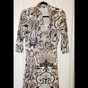 J. McLaughlin faux wrap dress