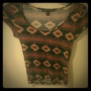 Tribal Cut-Off Top