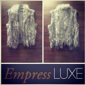 NEW ARRIVAL! Rabbit fur vest