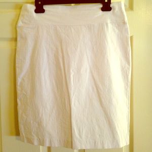 White spandex Pencil Skirt size XL