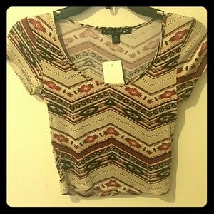 Tribal Cut-Off Top