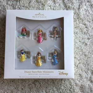 Hallmark keepsake ornaments Princess miniatures