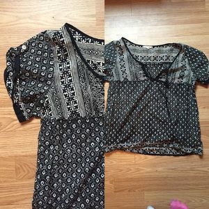 American Eagle peasant blouse