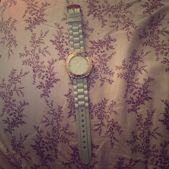 Mint colored watch