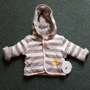 Burt Bee's baby organic cotton reversible jacket