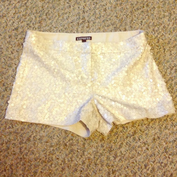 Sequin Shorts from Express!
